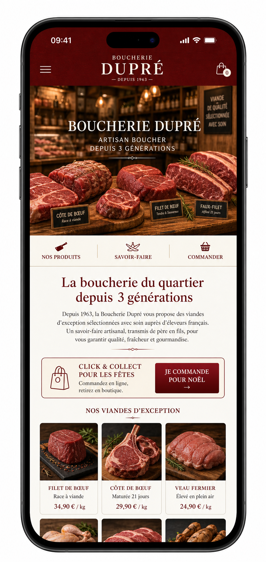Boucherie Dupré, détail